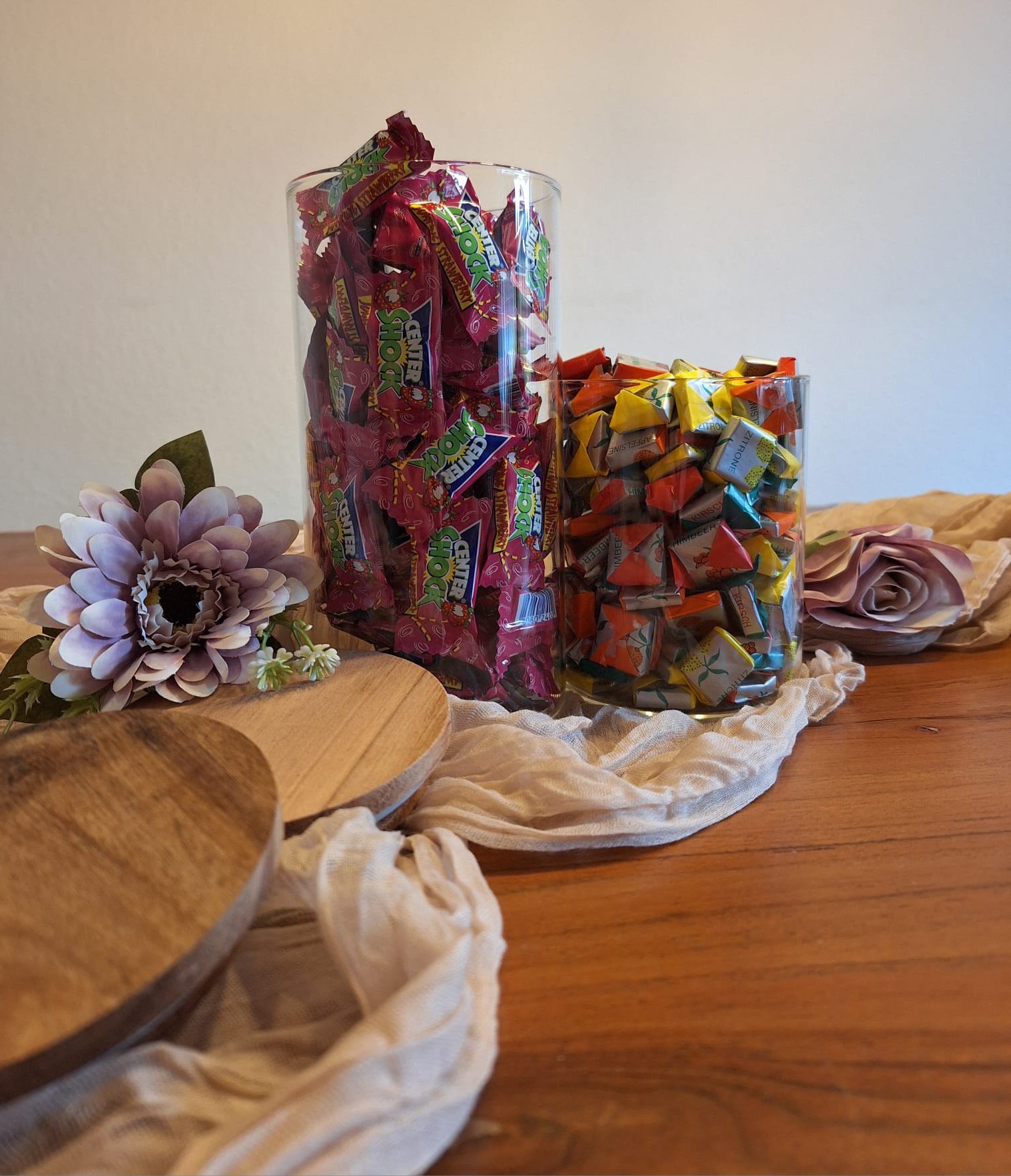 Stilvoll präsentierte Candybar